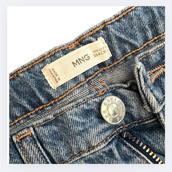 NWOT Mango Culotte Wide-Leg Jeans - Picture 5 of 7